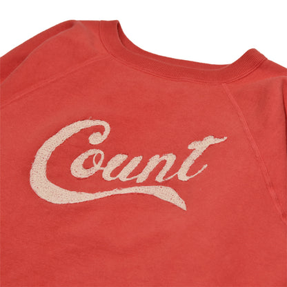 フルカウント 3765-2 Raglan Sleeve College Sweatshirts “Count” Coke Red 丸胴 ラグランスリーブスウェット コークレッド