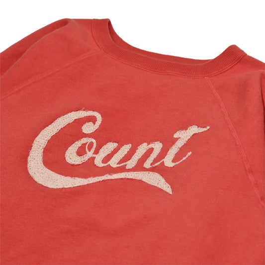 フルカウント 3765-2 Raglan Sleeve College Sweatshirts “Count” Coke Red 丸胴 ラグランスリーブスウェット コークレッド