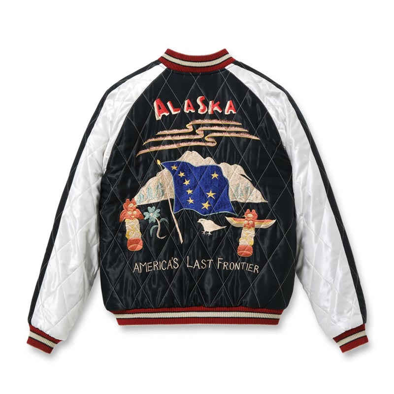 テーラー東洋 Lot No. TT15544-128 Late 1950s Style Velveteen Souvenir Jacket “MOUNTAIN GOAT” × “ALASKANFLAG”