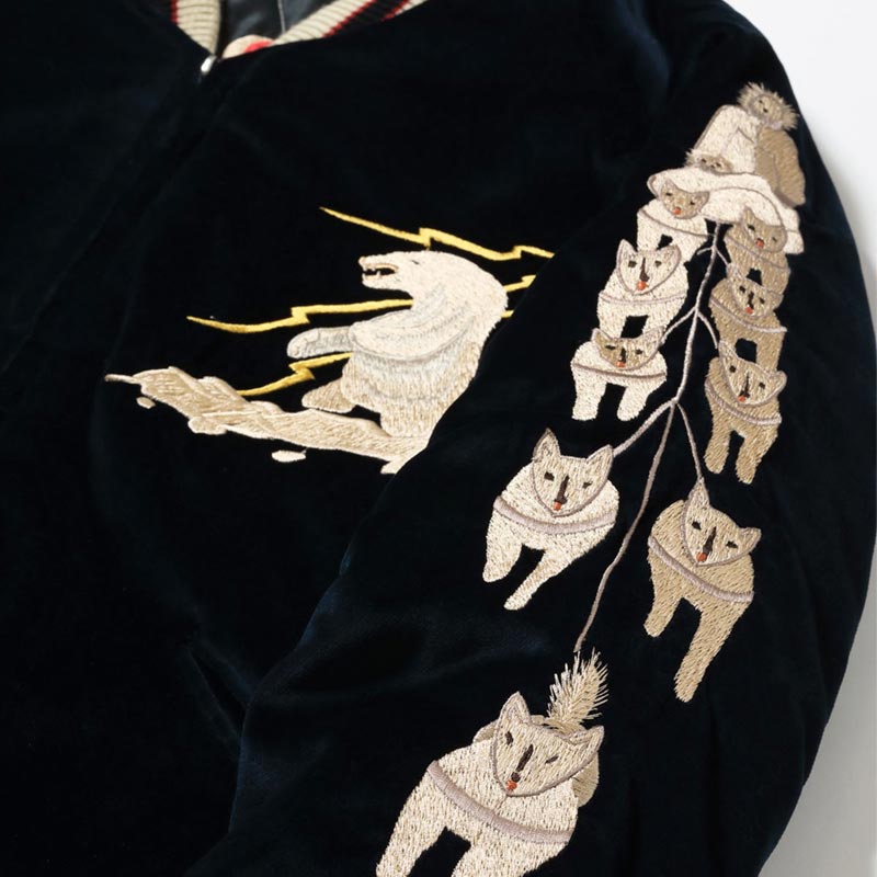 テーラー東洋 Lot No. TT15544-128 Late 1950s Style Velveteen Souvenir Jacket “MOUNTAIN GOAT” × “ALASKANFLAG”