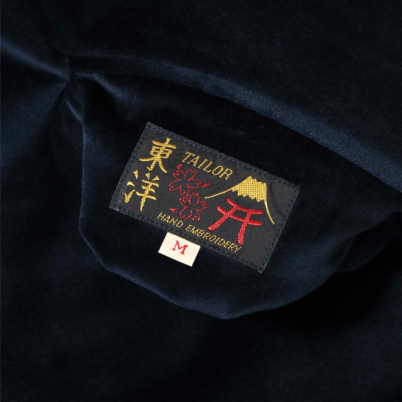 テーラー東洋 Lot No. TT15544-128 Late 1950s Style Velveteen Souvenir Jacket “MOUNTAIN GOAT” × “ALASKANFLAG”