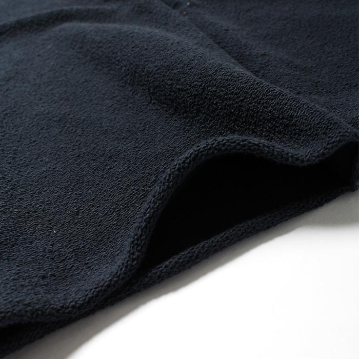 バウワウ BW2302-ZDSP ZIP DAMAGED SWEAT PANTS ブラック メンズ スウェット パンツ 擬音ワードプリント ヴィンテージスウェット