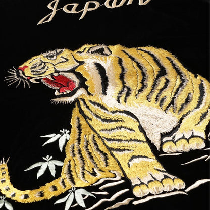 テーラー東洋 Lot No. TT15544-119 Mid 1950s Style Velveteen Souvenir Jacket “ROARING TIGER” × “WHITE EAGLE”