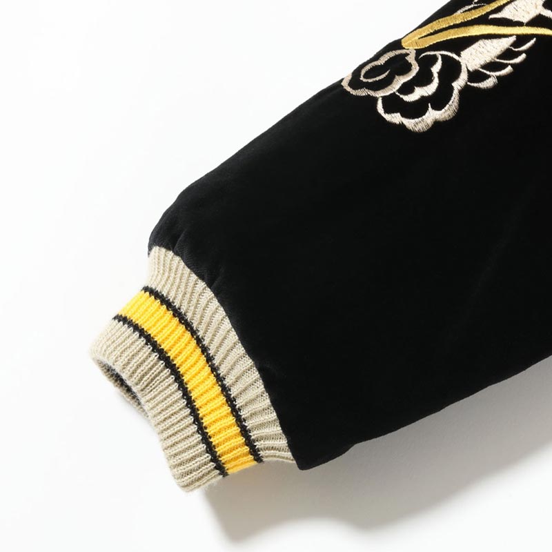 テーラー東洋 Lot No. TT15544-119 Mid 1950s Style Velveteen Souvenir Jacket “ROARING TIGER” × “WHITE EAGLE”