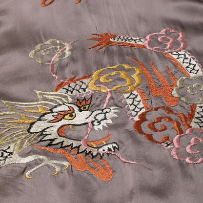 テーラー東洋 Lot No. TT15618-125 / Early 1950s Style Acetate Souvenir Jacket “KOSHO & CO.” Special Edition “WHITE DRAGON” × “WHITE DRAGON”