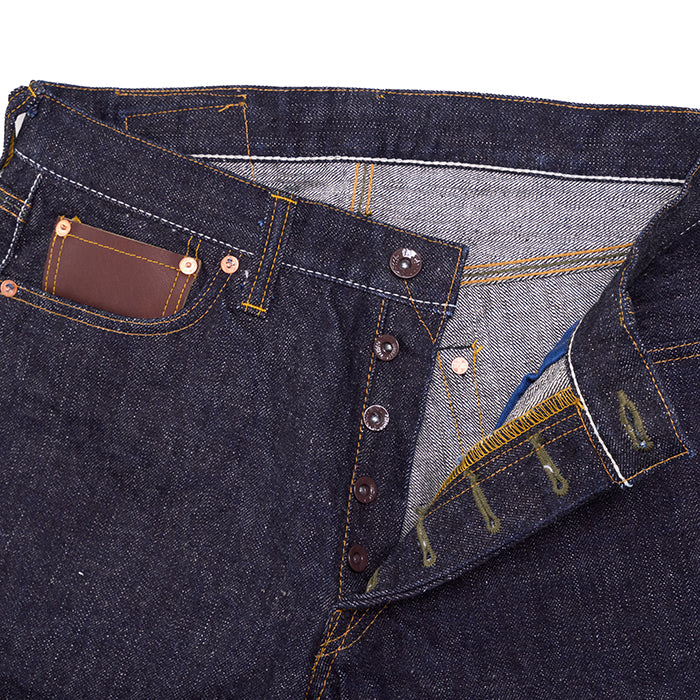 SAMURAI JEANS×UNIQUE JEAN STORE 別注 蝦夷ジーンズ S510VXJ-Ezo TYPE12-NIPOPO 二ポポ17oz 右綾デニム