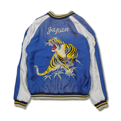 テーラー東洋 Lot No. TT15393-145 / Early 1950s Style Acetate Souvenir Jacket “DRAGON HEAD” × “ROARING TIGER” (AGING MODEL)