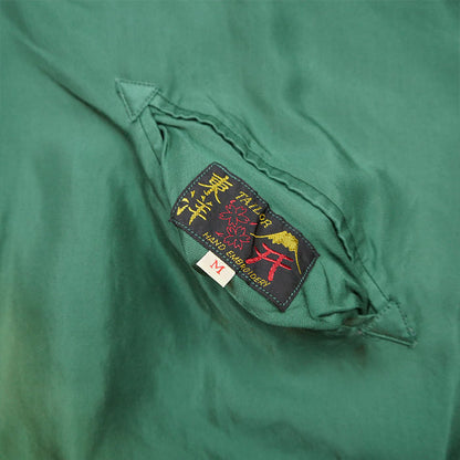テーラー東洋 Lot No. TT15393-145 / Early 1950s Style Acetate Souvenir Jacket “DRAGON HEAD” × “ROARING TIGER” (AGING MODEL)