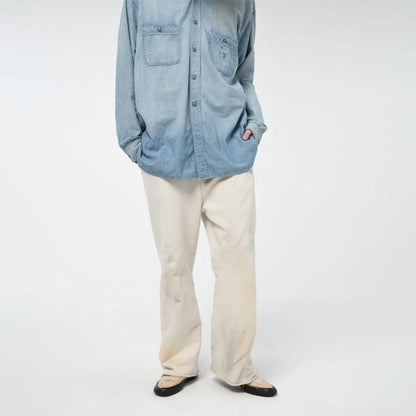 バウワウ BW242-USSPA USN SEEBEES SWEAT PT AGING ホワイトエイジング メンズ スウェットパンツ