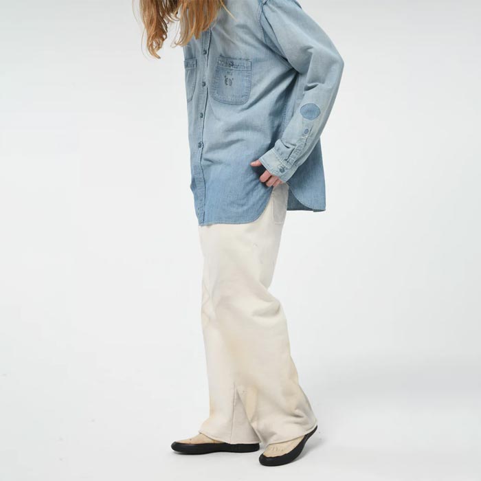 バウワウ BW242-USSPA USN SEEBEES SWEAT PT AGING ホワイトエイジング メンズ スウェットパンツ