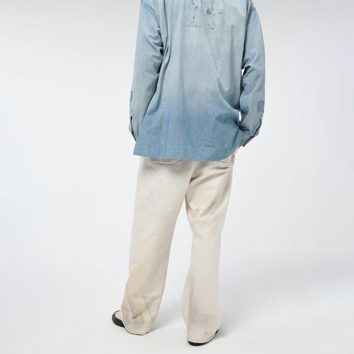 バウワウ BW242-USSPA USN SEEBEES SWEAT PT AGING ホワイトエイジング メンズ スウェットパンツ