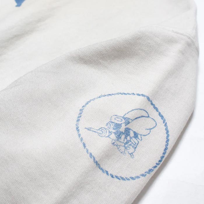 バウワウ BW242-USSA USN SEEBEES SWEATSHIRTS AGING ホワイトエイジング メンズ プリント スウェット トレーナー