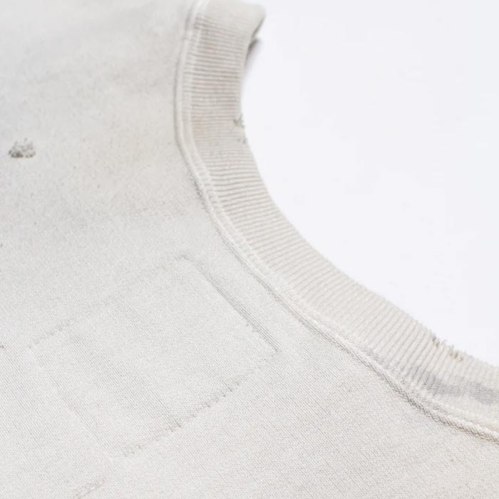 バウワウ BW242-USSA USN SEEBEES SWEATSHIRTS AGING ホワイトエイジング メンズ プリント スウェット トレーナー