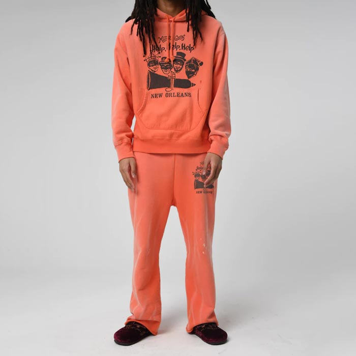 バウワウ BW2302-BMMSP BEATLE MANIA MARDI GRAS SWEAT PANTS オレンジ メンズ スウェット パンツ ヴィンテージスウェット