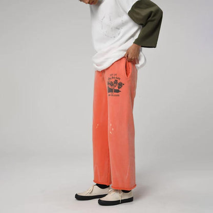 バウワウ BW2302-BMMSP BEATLE MANIA MARDI GRAS SWEAT PANTS オレンジ メンズ スウェット パンツ ヴィンテージスウェット