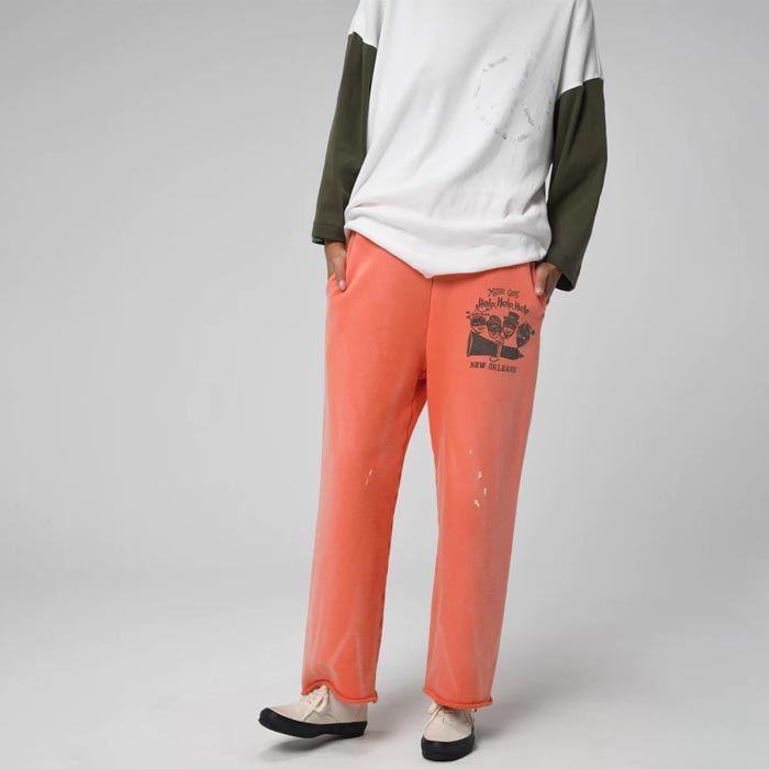 バウワウ BW2302-BMMSP BEATLE MANIA MARDI GRAS SWEAT PANTS オレンジ メンズ スウェット パンツ ヴィンテージスウェット