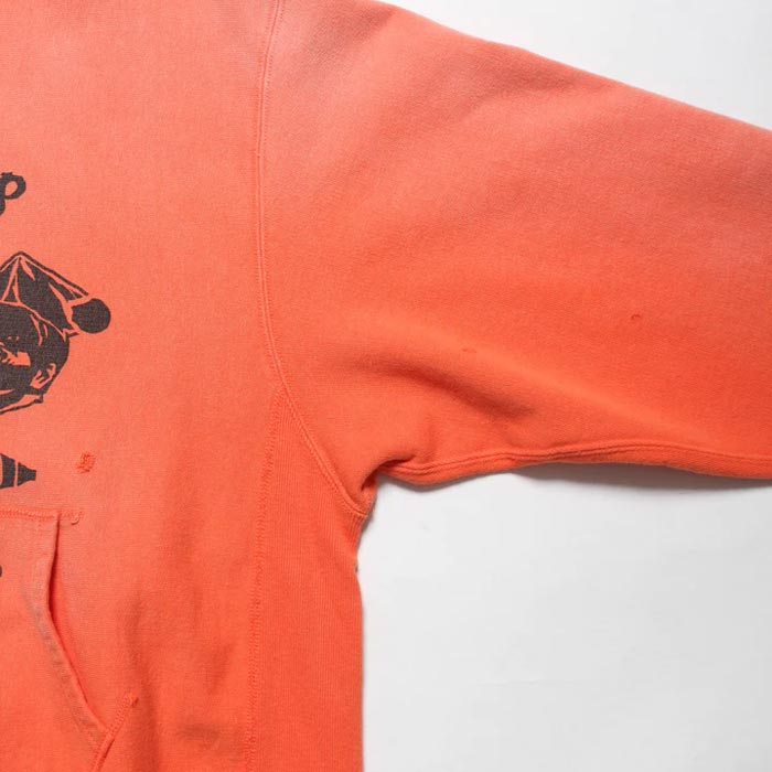バウワウ BW2302-BMMH BEATLE MANIA MARDI GRAS HOODIE オレンジ メンズ プリント プルオーバー パーカー フーディー スウェット ヴィンテージスウェット