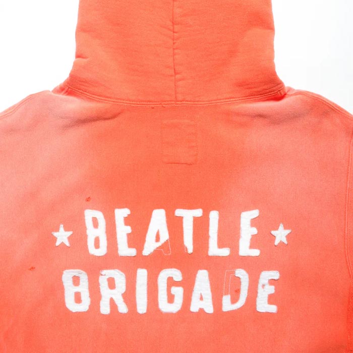 バウワウ BW2302-BMMH BEATLE MANIA MARDI GRAS HOODIE オレンジ メンズ プリント プルオーバー パーカー フーディー スウェット ヴィンテージスウェット