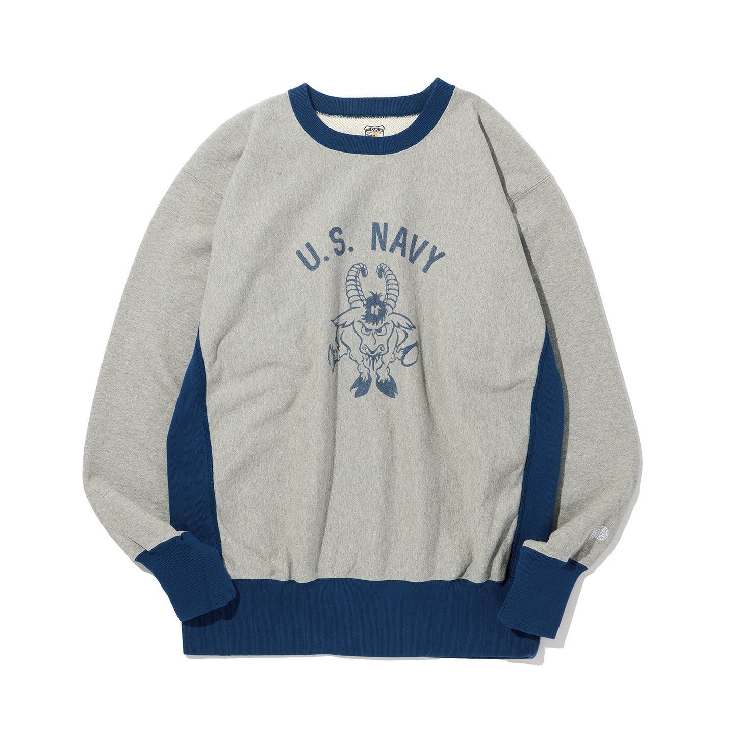 PHERROW'S 25W-PRWS-TT1:H.Gray × Navy