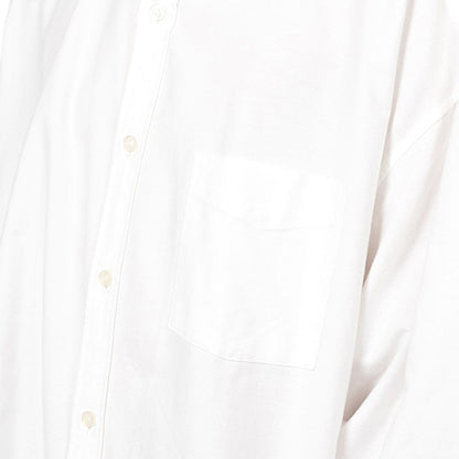 KAMIYA Oversized Oxford Shirt:WHITE