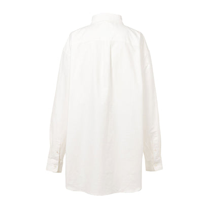 KAMIYA Oversized Oxford Shirt:WHITE