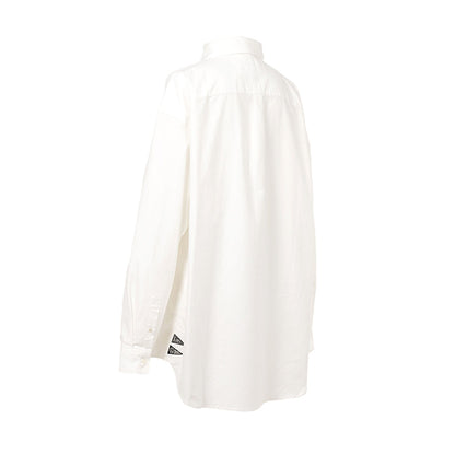 KAMIYA Oversized Oxford Shirt:WHITE
