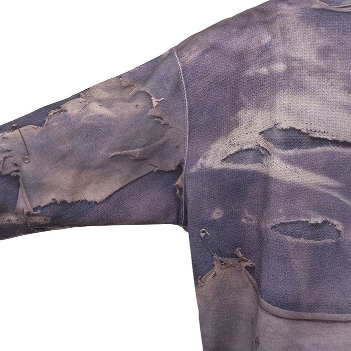KAMIYA Trompe L’oeil Print Zip-up Hoodie