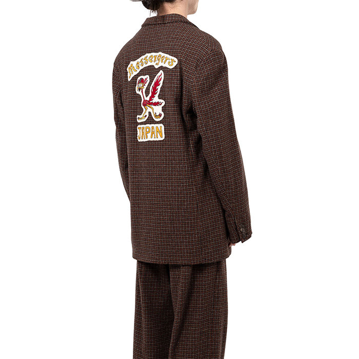 KAMIYA Tweed Jacket:BROWN