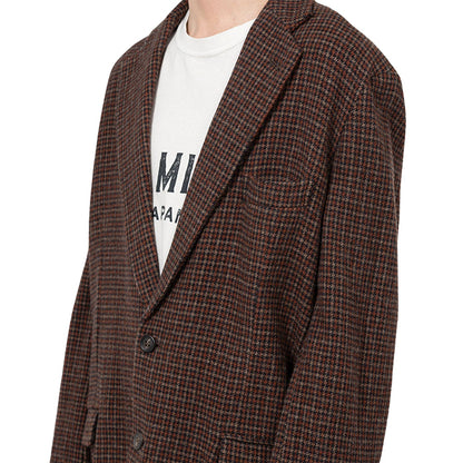 KAMIYA Tweed Jacket:BROWN