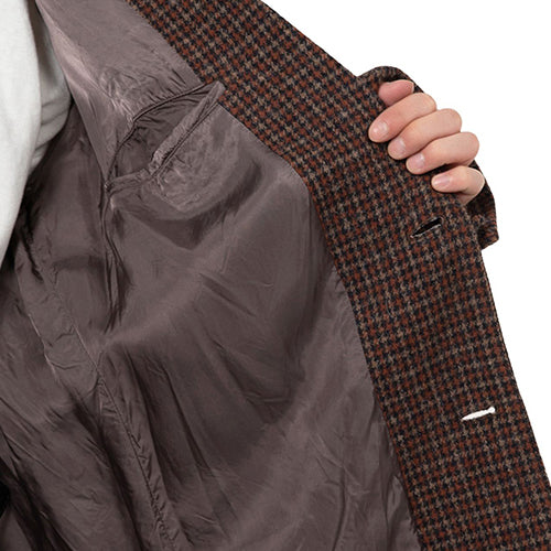 KAMIYA Tweed Jacket:BROWN