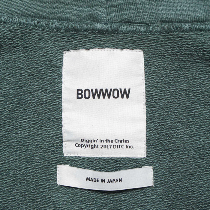 BOWWOW ARMY ZIP HOODIE AGED