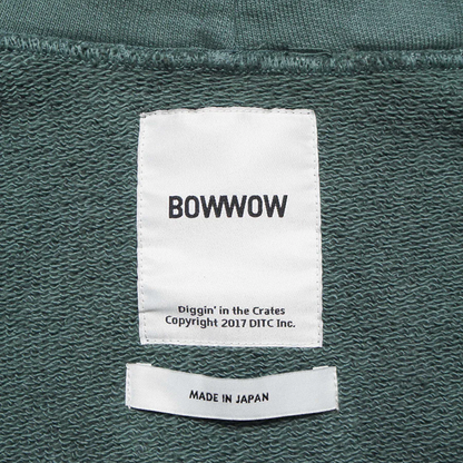 BOWWOW ARMY ZIP HOODIE AGED