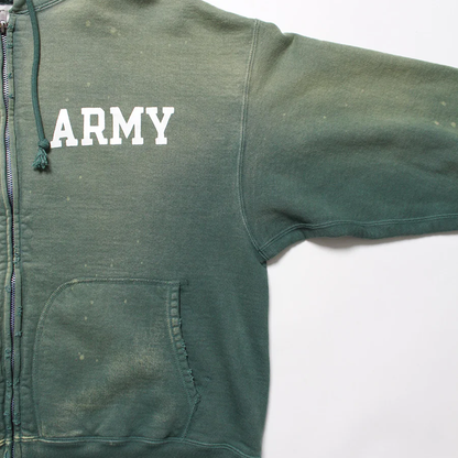 BOWWOW ARMY ZIP HOODIE AGED