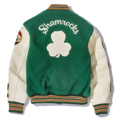ジョーマッコイ MJ23121 WOOL VARSITY JACKET SHAMROCKS 165 グリーン スタジャン スタジアムジャンパー バーシティジャケット アワードジャケット