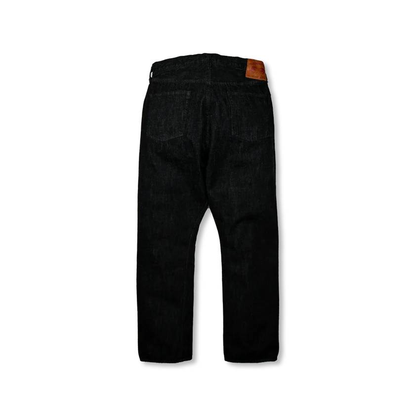 FULLCOUNT(フルカウント) 1101BKSS Straight Black Selvedge Denim(Super Smooth)