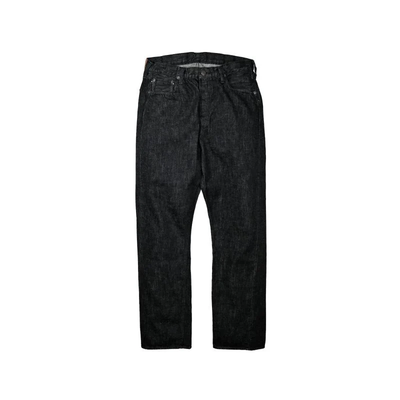 FULLCOUNT(フルカウント) 1101BKSS Straight Black Selvedge Denim(Super Smooth)