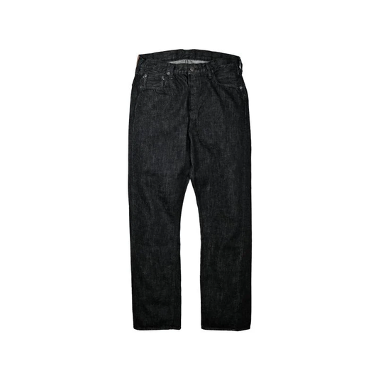 FULLCOUNT(フルカウント) 1101BKSS Straight Black Selvedge Denim(Super Smooth)