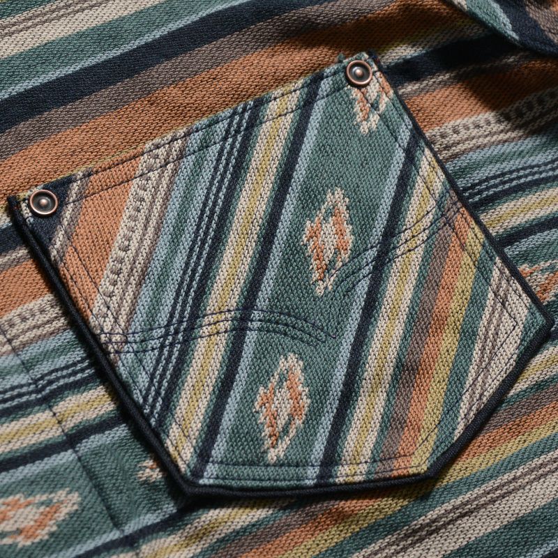DELUXE WARE 7649C[40S NATIVE BORDER]:ORG.BORDER RED.BORDER