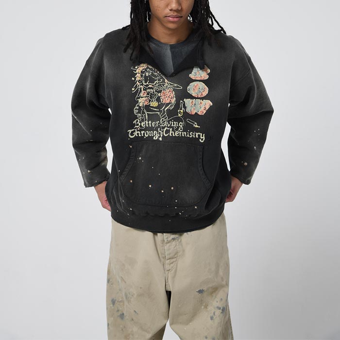 バウワウ BW222-CCS CHEMISTRY CUT OFF SWEAT SHIRTS