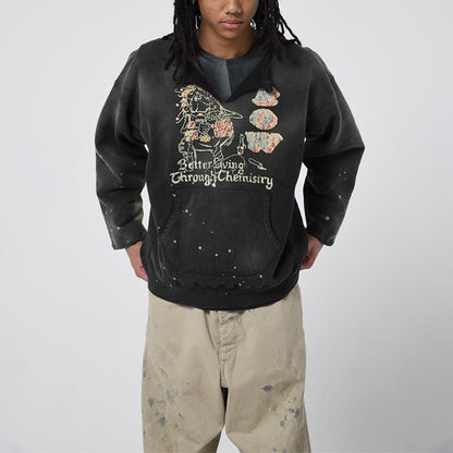 バウワウ BW222-CCS CHEMISTRY CUT OFF SWEAT SHIRTS