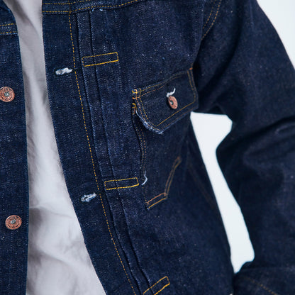 SAMURAI JEANS(サムライジーンズ) サムライジーンズ S556VX 零+モデルTバックGジャン ワンウォッシュ メンズ デニムジャケット ジージャン