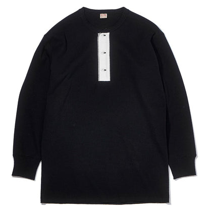 ジョーマッコイ MC23111 UNION HENLEY UNDERSHIRT L/S ブラック / 030 メンズ 長袖 ヘンリーネック Ｔシャツ カットソー ロンT