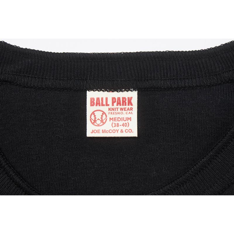 ジョーマッコイ MC23111 UNION HENLEY UNDERSHIRT L/S ブラック / 030 メンズ 長袖 ヘンリーネック Ｔシャツ カットソー ロンT