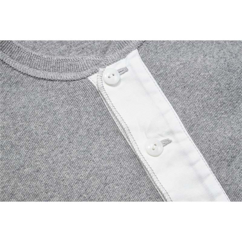ジョーマッコイ MC23111 UNION HENLEY UNDERSHIRT L/S M.グレー / 021 メンズ 長袖 ヘンリーネック Ｔシャツ カットソー ロンT