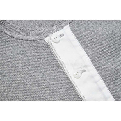 ジョーマッコイ MC23111 UNION HENLEY UNDERSHIRT L/S M.グレー / 021 メンズ 長袖 ヘンリーネック Ｔシャツ カットソー ロンT