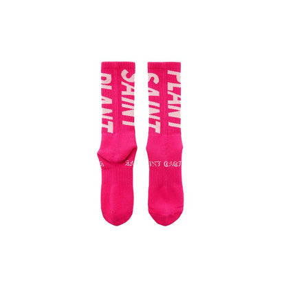 セントマイケル SM-YS1-0000-C17 CP_SOCKS / SNT PLANT / PINK メンズ Cactus Plant Flea Market コラボ ソックス