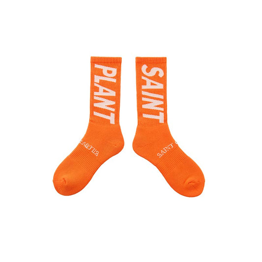 セントマイケル SM-YS1-0000-C15 CP_SOCKS / SNT PLANT / ORANGE メンズ Cactus Plant Flea Market コラボ ソックス