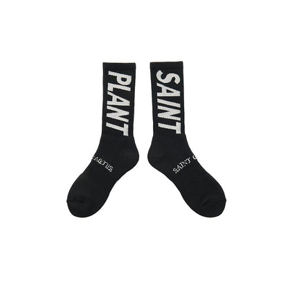 セントマイケル SM-YS1-0000-C14 CP_SOCKS / SNT PLANT / BLK メンズ Cactus Plant Flea Market コラボ ソックス