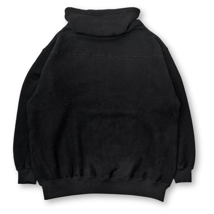 フルカウント FLO-009 FLO Off Turtleneck Sweatshirts ブラック メンズ オフタートル スウェット プルオーバー ルーズシルエット リヨセル コットン サスティナブル