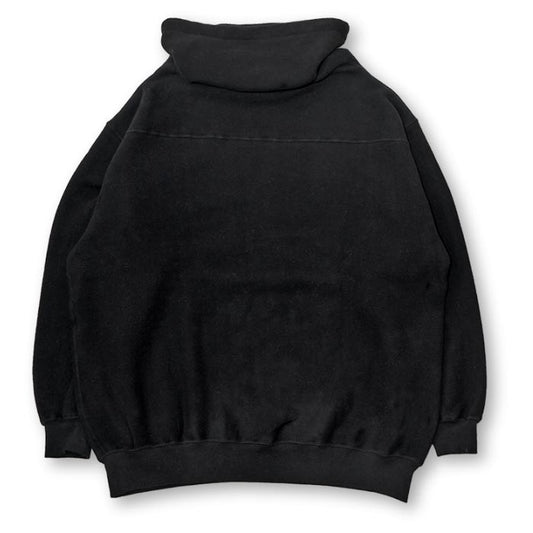 フルカウント FLO-009 FLO Off Turtleneck Sweatshirts ブラック メンズ オフタートル スウェット プルオーバー ルーズシルエット リヨセル コットン サスティナブル